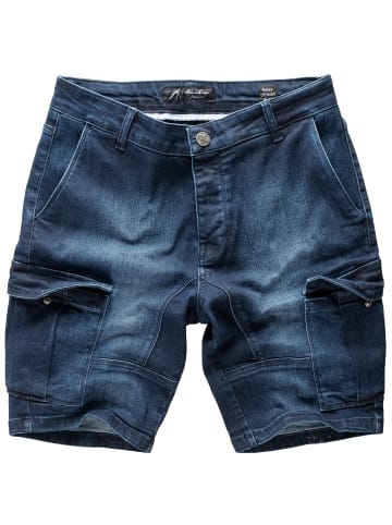 Amaci&Sons Destroyed Jeans Shorts SAN DIEGO in Dunkelblau (798)