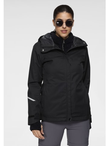 Polarino Regenjacke in schwarz