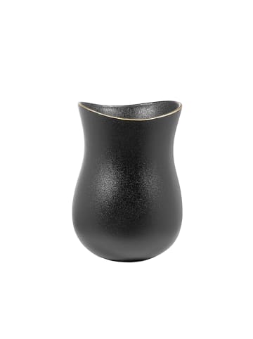 Fink Vase "Opera" in Schwarz - H. 26 cm - D. 17 cm