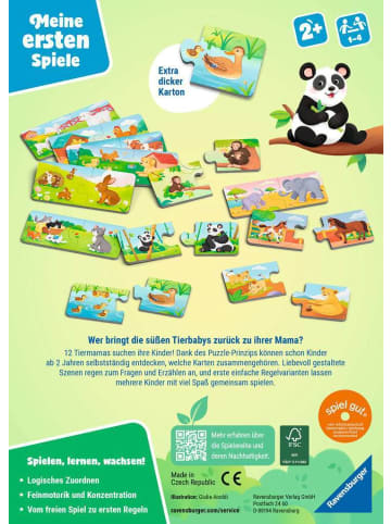 Ravensburger Ravensburger Legespiel Tiere und ihre Kinder in bunt