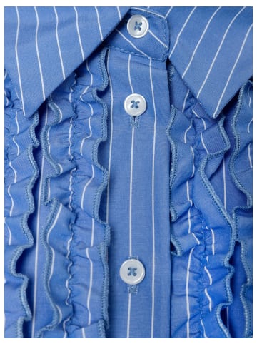 More & More Streifenbluse in woven mix stripe orig blue