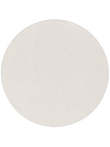 Snapstyle Hochflor-Teppich Luna Rund in grau