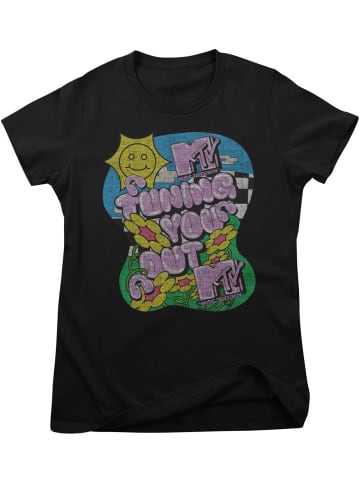 MTV Shirt "MTV Tuning You Out Girly Tee" in Schwarz