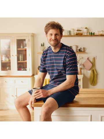 REDBEST Single-Jersey Shorty in dunkelblau