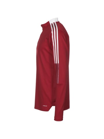 adidas Performance Sweatshirt Tiro 21 in rot / weiß