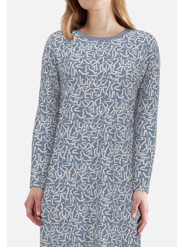 Tom Tailor Nachthemd Sitia in blau-mittel-Allover