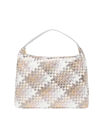 faina Women Hobo Bag in White Gold