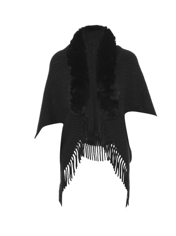 CHANI Poncho in Schwarz