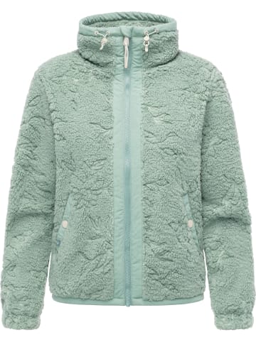 ragwear Plüschjacke Nordicka II in Dusty Green