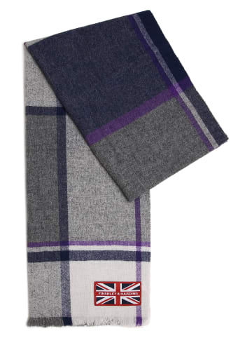 Finshley & Harding London Schal in grau lila - 0001