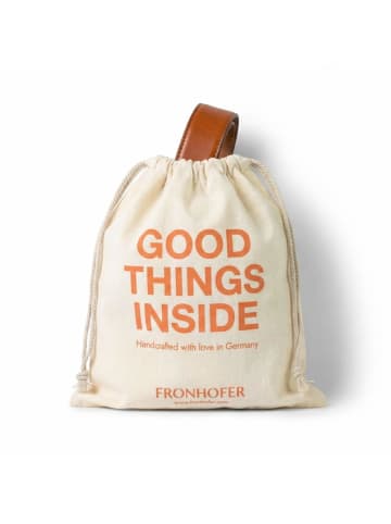 FRONHOFER Ledergürtel Wechselgürtel in Cognac