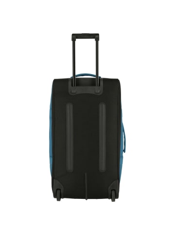 travelite Kick-Off - Rollenreisetasche L 68 cm (schwarz) in petrol