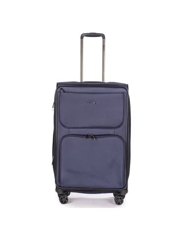 Stratic Bendigo Light Plus 4-Rollen Trolley 72 cm Laptopfach in navy