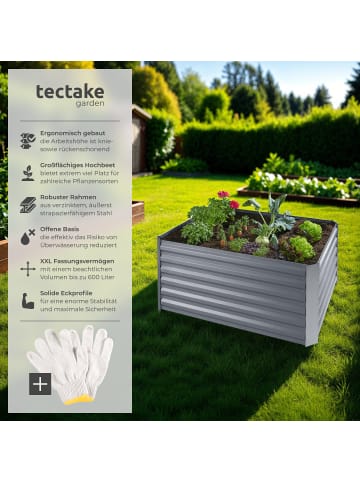 tectake Pflanzenkasten Salvia 600l verzinkt 120x90x57cm