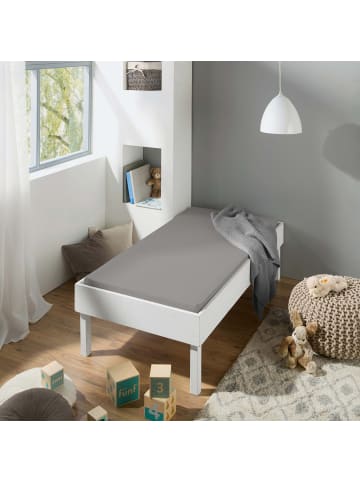 REDBEST Single-Jersey Kinder-Spannbettlaken 2er-Pack San Francisco in grau