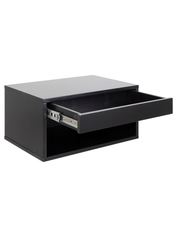 ebuy24 Nachttisch Cholet Schwarz 50 x 35 cm