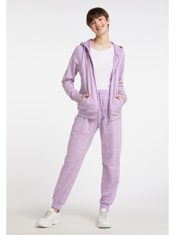 myMo Damen Sweatjacke in Flieder