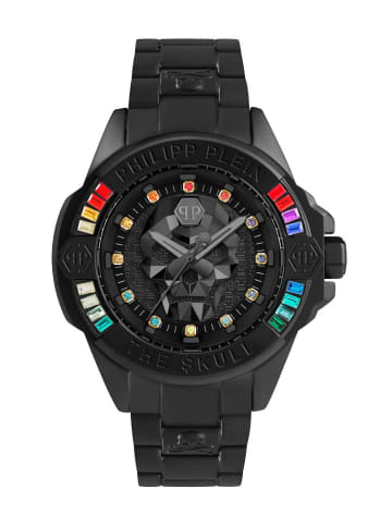 Philipp Plein Philipp Plein Unisex Uhr The $kull Genderless Rainbow in schwarz