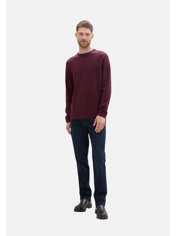 Tom Tailor Pullover in dunkelrot