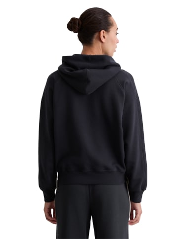 Marc O'Polo Logo-Kapuzensweatshirt relaxed in Deep Night Blue