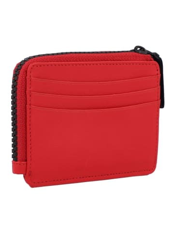 Braun Büffel Capri Kreditkartenetui RFID Schutz Leder 11 cm in flame red