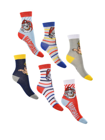 Paw Patrol 6er-Set: Socken Strümpfe in Mehrfarbig