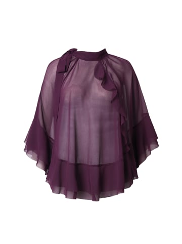 Ulla Popken Bluse in dunkle pflaume