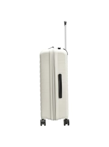 D&N Travel Line 4700+ - 4-Rollen-Trolley M 68 cm erw. (schwarz) in cream white