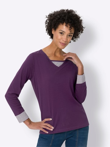 Sieh an! Langarmshirt in traube