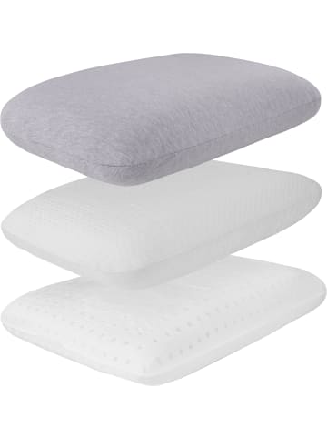 Aspero Memory Foam Kissen Junin in Weiß