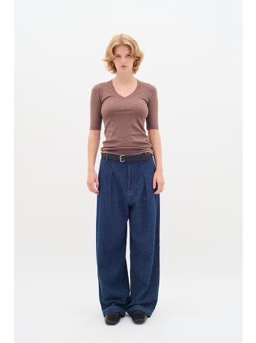 InWear Jerseytop DagnaIW Slim fit in Brown Puce Melange