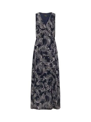 faina Damen Maxikleid Mit Allover-Print in Marine