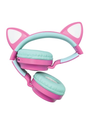 Lexibook Barbie Kabellose Kopfhörer mit Katzenohren beleuchtet