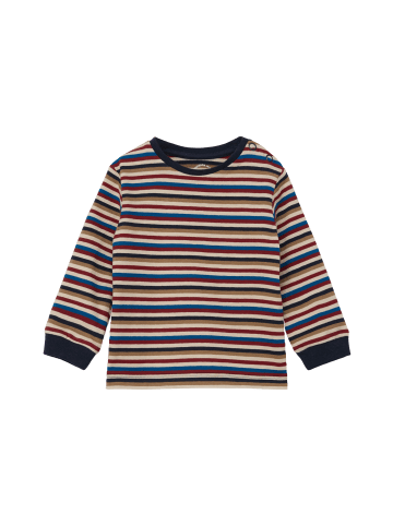 s.Oliver T-Shirt langarm in Beige-mehrfarbig