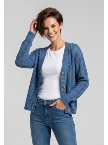 KIANNA Women Cardigan in BLUE