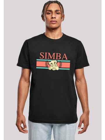 F4NT4STIC T-Shirt Disney König der Löwen Simba Stripes in schwarz