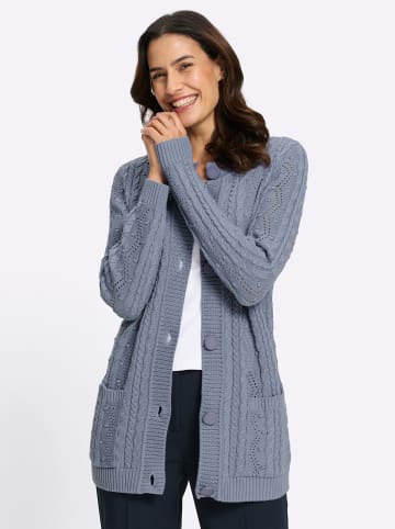 WITT WEIDEN Strickjacke in taubenblau