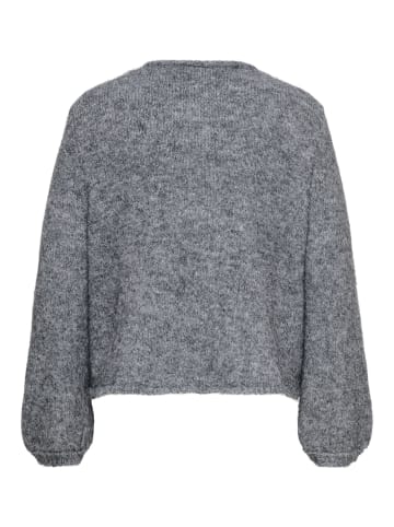 ONLY Carmakoma Strickjacke in Dark Grey Melange