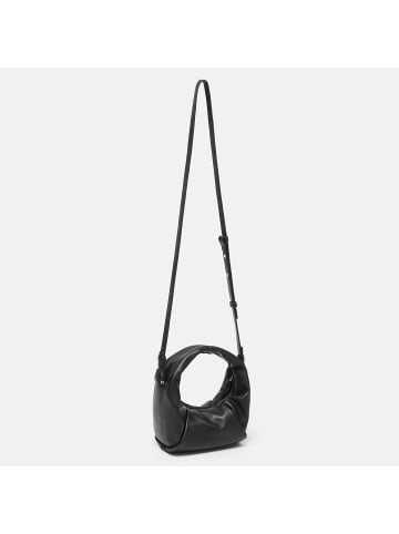 Les Visionnaires Greta Mini Essential Handtasche Leder 23 cm in black
