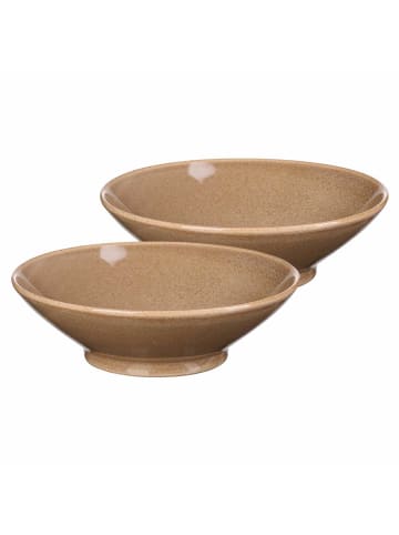 Ritzenhoff & Breker 2er Set Servierschalen Sahara ø 24 cm in Hellbraun