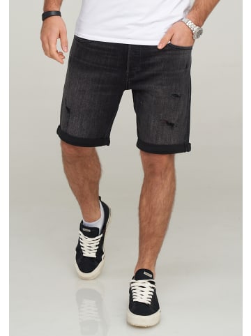 Jack & Jones Jeansshorts - JJIRICK JJIINFINITY SHORTS in Black Denim