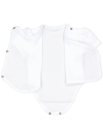 TupTam Baby Mädchen Kurzarm Wickelbody 5er Set in weiß
