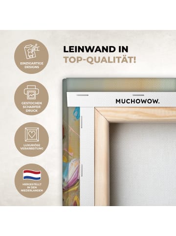 MuchoWow Leinwand bilder Blumenmeer (BxH)