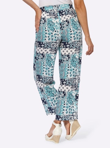 WITT WEIDEN Druck-Hose in marine-ozean-bedruckt