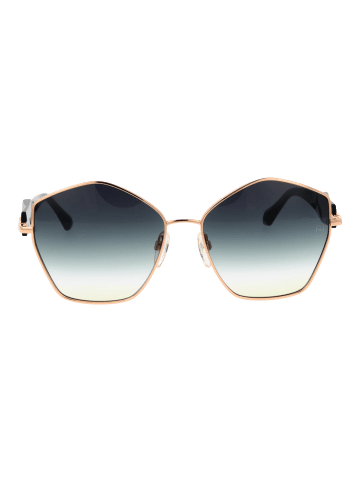 Ana Hickmann Frauen Sonnenbrille Geometrisch Gold