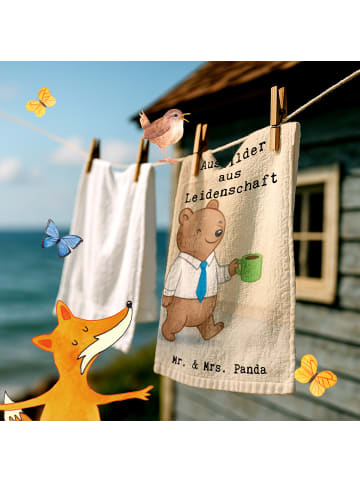 Mr. & Mrs. Panda Handtuch Ausbilder Leidenschaft Design mit Spruch in Weiß