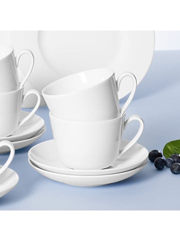 Villeroy & Boch Kaffeeuntertasse 6 Stk Twist White in weiß