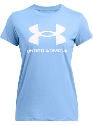 Under Armour T-Shirt "Ua Rival Logo Ss" in Blau