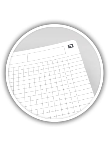 Oxford Collegeblock Office Optik Paper 90 g/qm A4+ 5mm kariert 90
