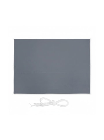 relaxdays Sonnensegel "Rechteck" in Grau - (B)2,5 x (T)3,5 m